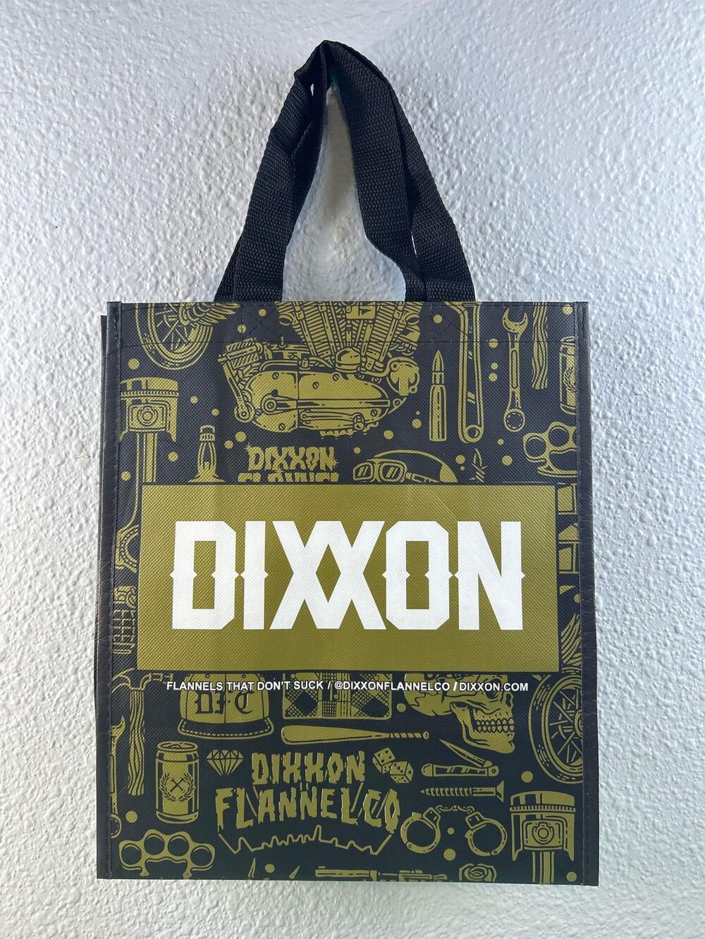 Dixxon Flannel Co. Reusable Limited Edition Tote Bag Green Black